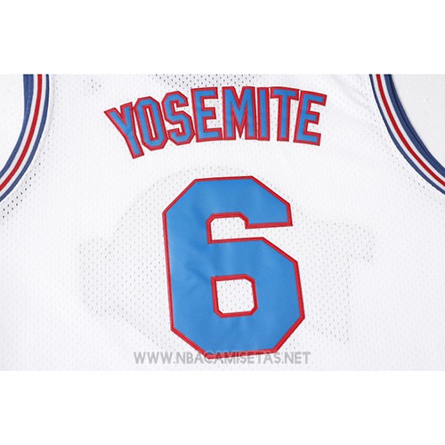 Camiseta Tune Squad Yosemite NO 6 Blanco